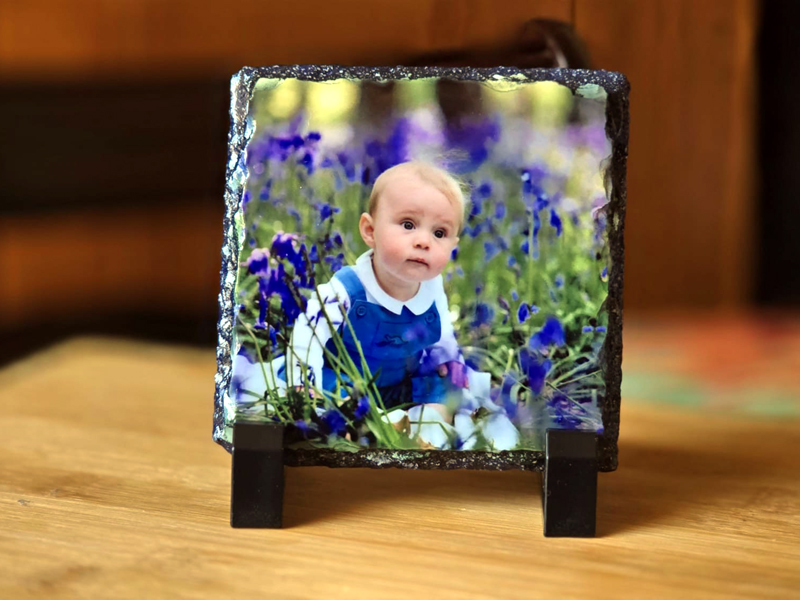Photo Slate coaster. 11x11cm